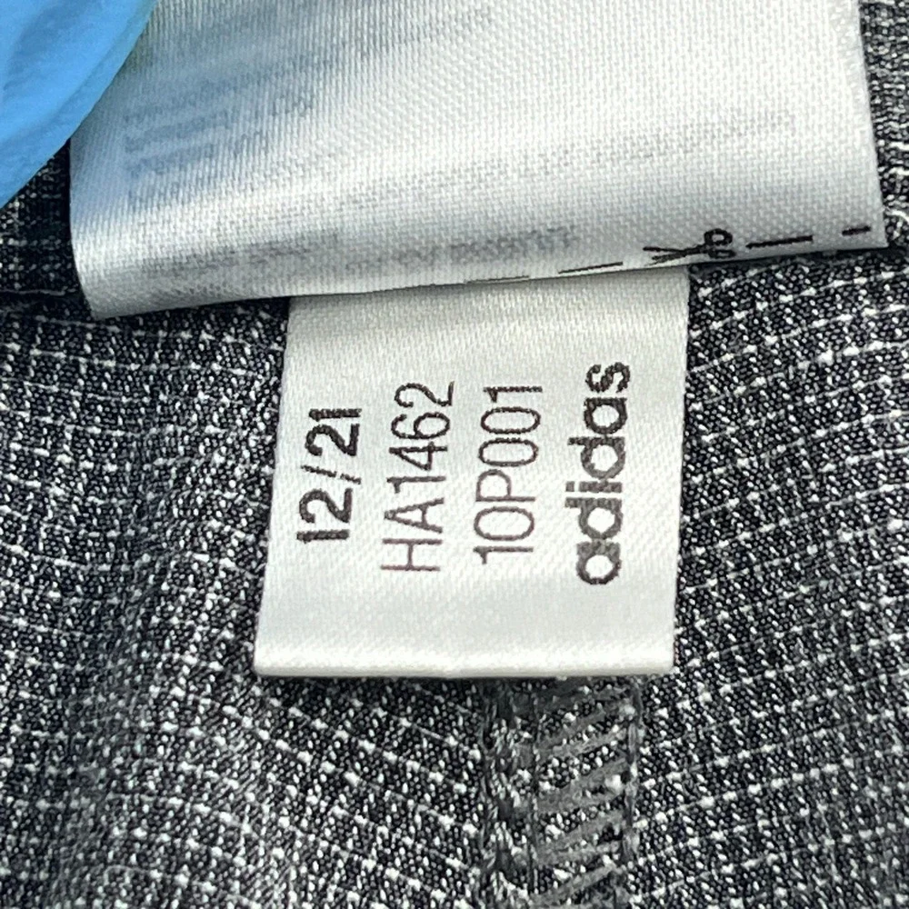 Adidas Crosshatch Shorts Mens 36 Grey Golf Performance Stretch Flat Chino HA1462